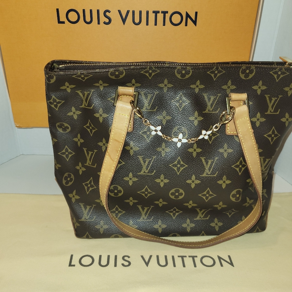 VGUC Louis Vuitton Monogram Cabas Piano Tote Shoulder Bag - AUTHENTIC